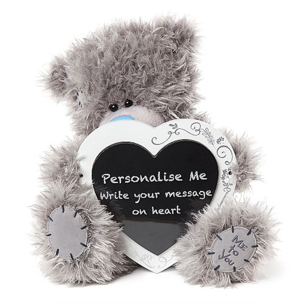 9" Personalise Your Own Heart Plaque Me To You Bear Extra Image 2